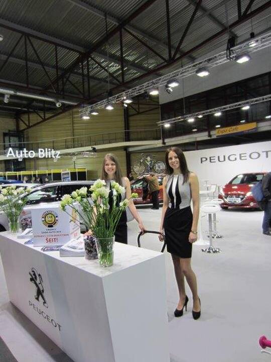 „Peugeot“ stendas parodoje „Riga International Motor Show 2014“