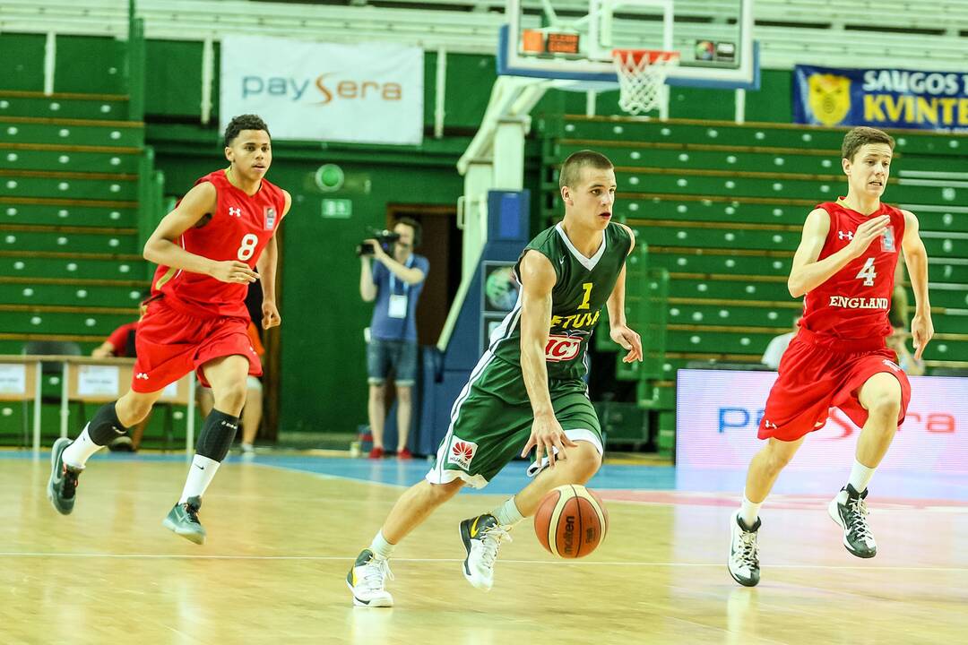 Europos U-16 krepšinio čempionatas: Lietuva-Anglija