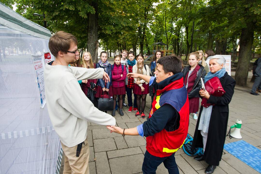 Kauniečiai mokėsi pirmosios pagalbos