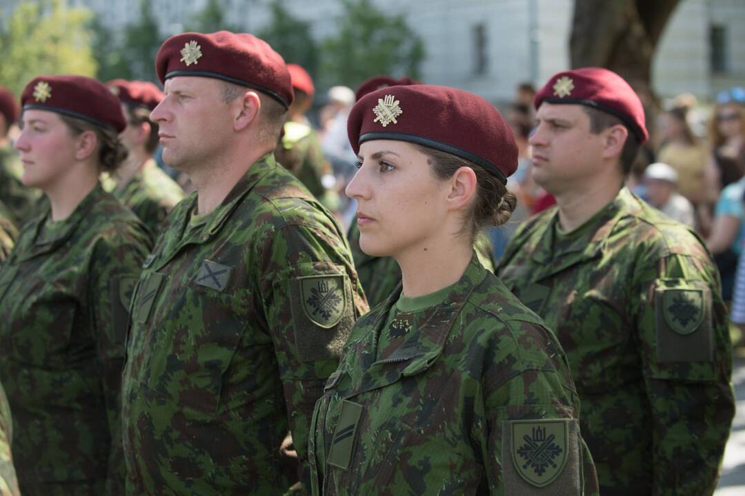 JAV kariškių ir Lietuvos kariuomenės bendradarbiavimo minėjimas