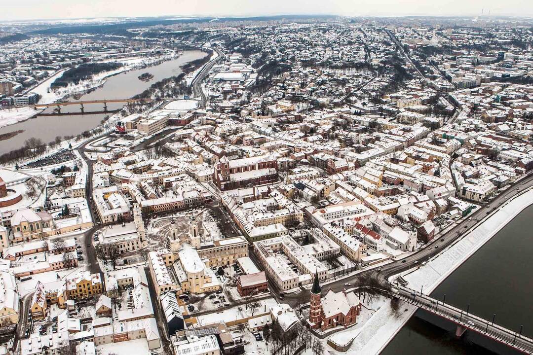 Kaunas iš paukščio skrydžio