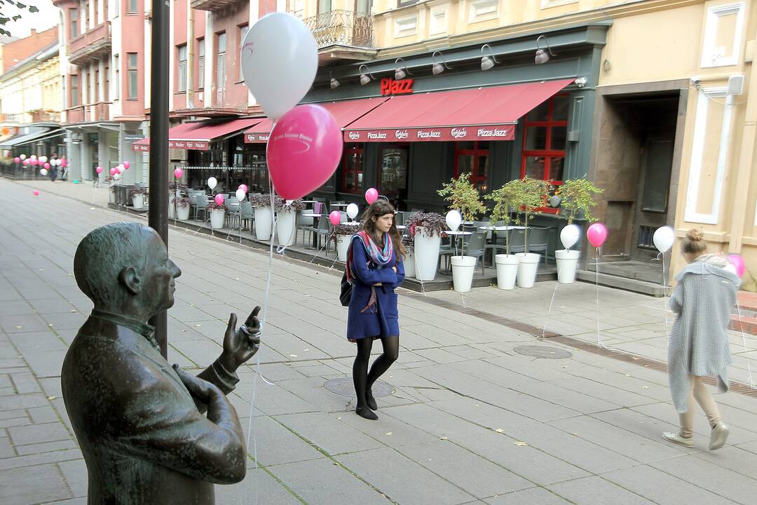 Kauno jaunimo dienų balionai Laisvės alėjoje