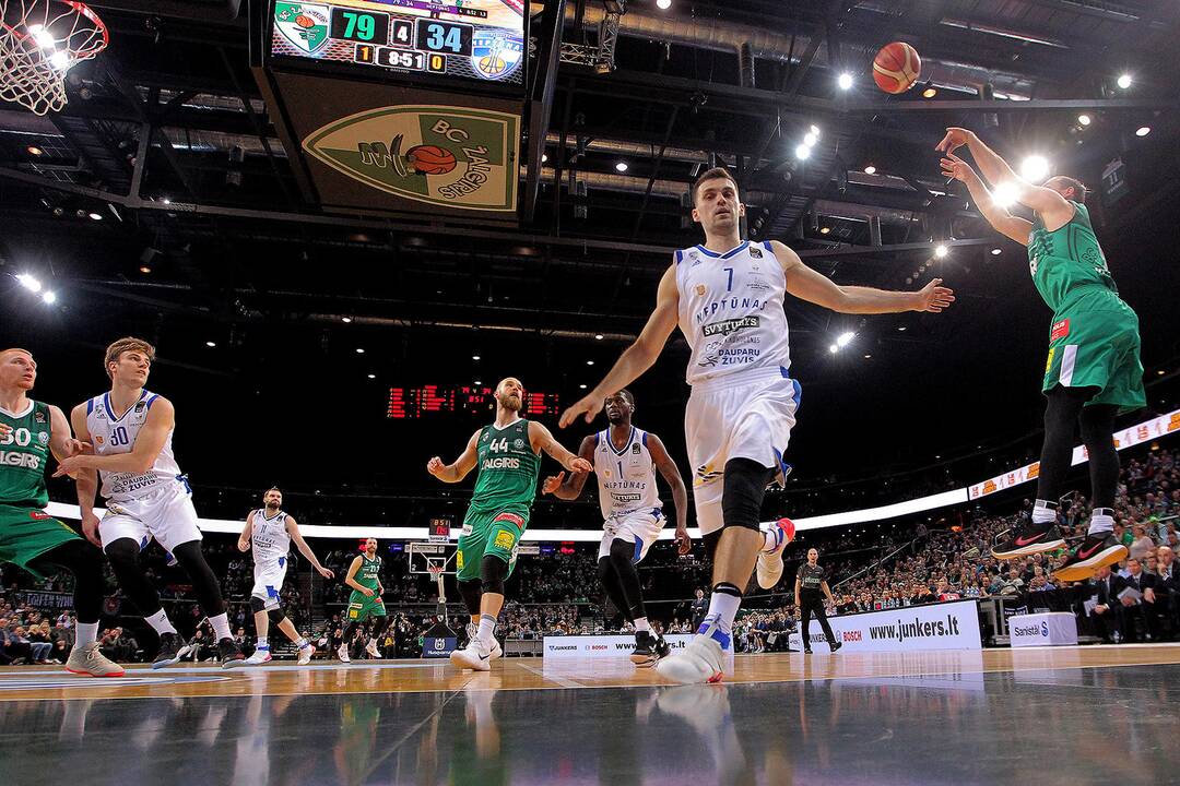 LKL: „Žalgiris“ – „Neptūnas“ 94:47