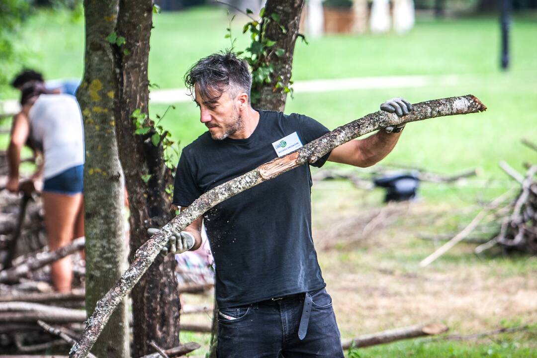 Landart meno kūrimas Raudondvario dvaro parke