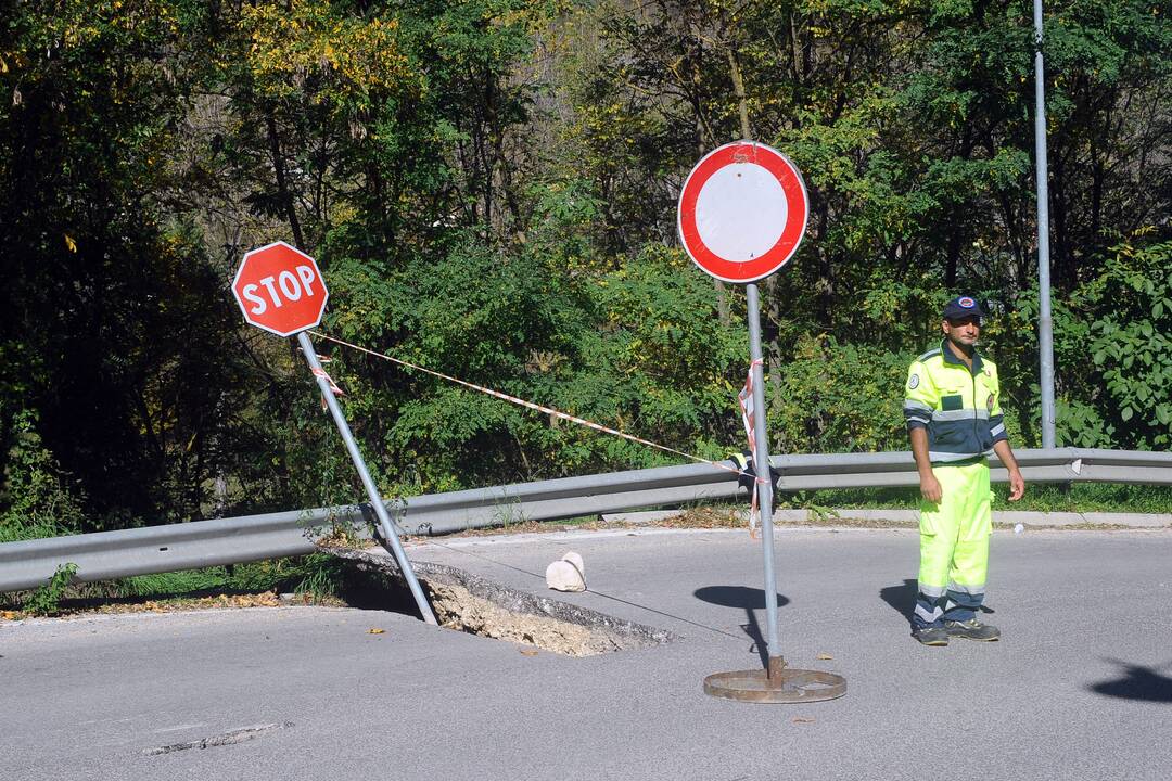 Italiją sukrėtė žemės drebėjimas