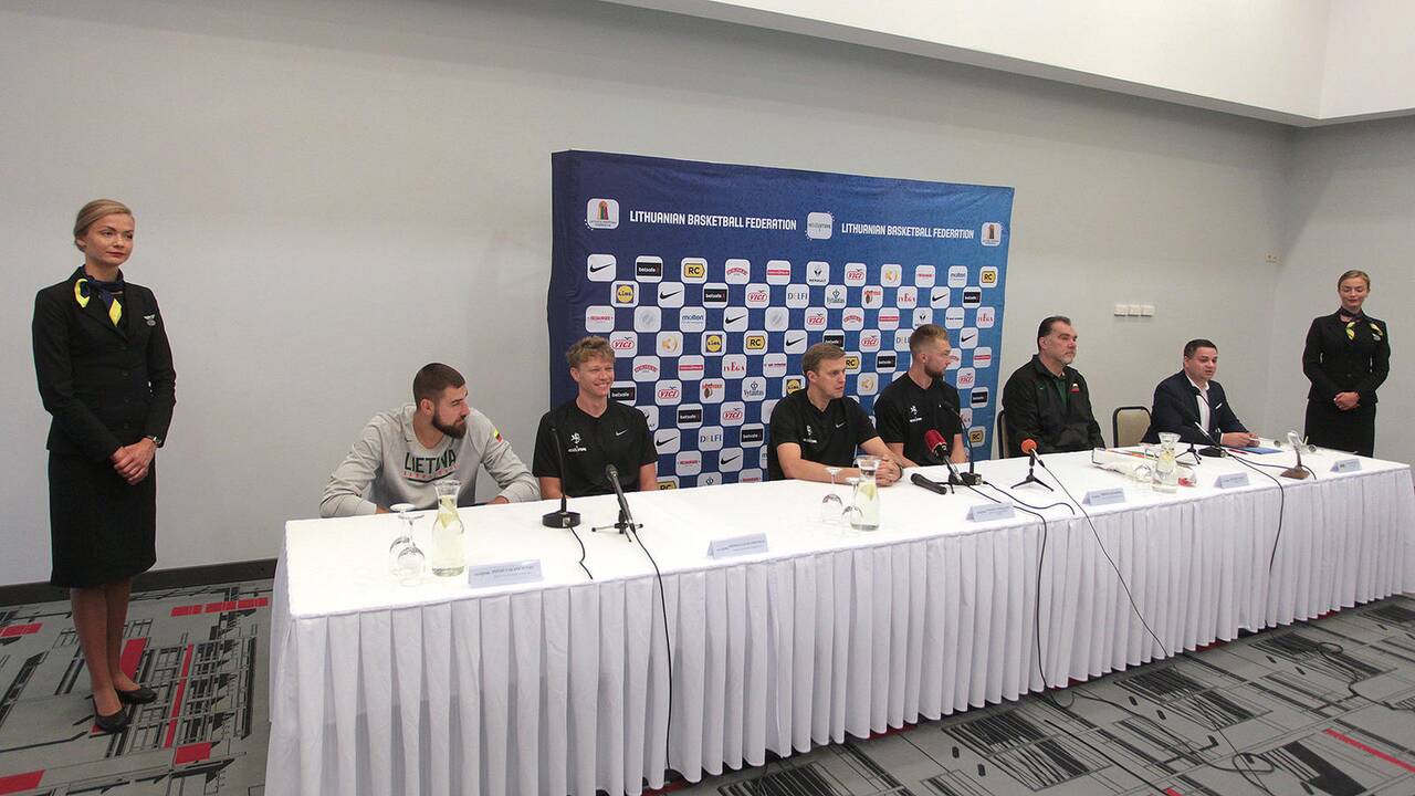 Lietuvos krepšinio rinktinės spaudos konferencija