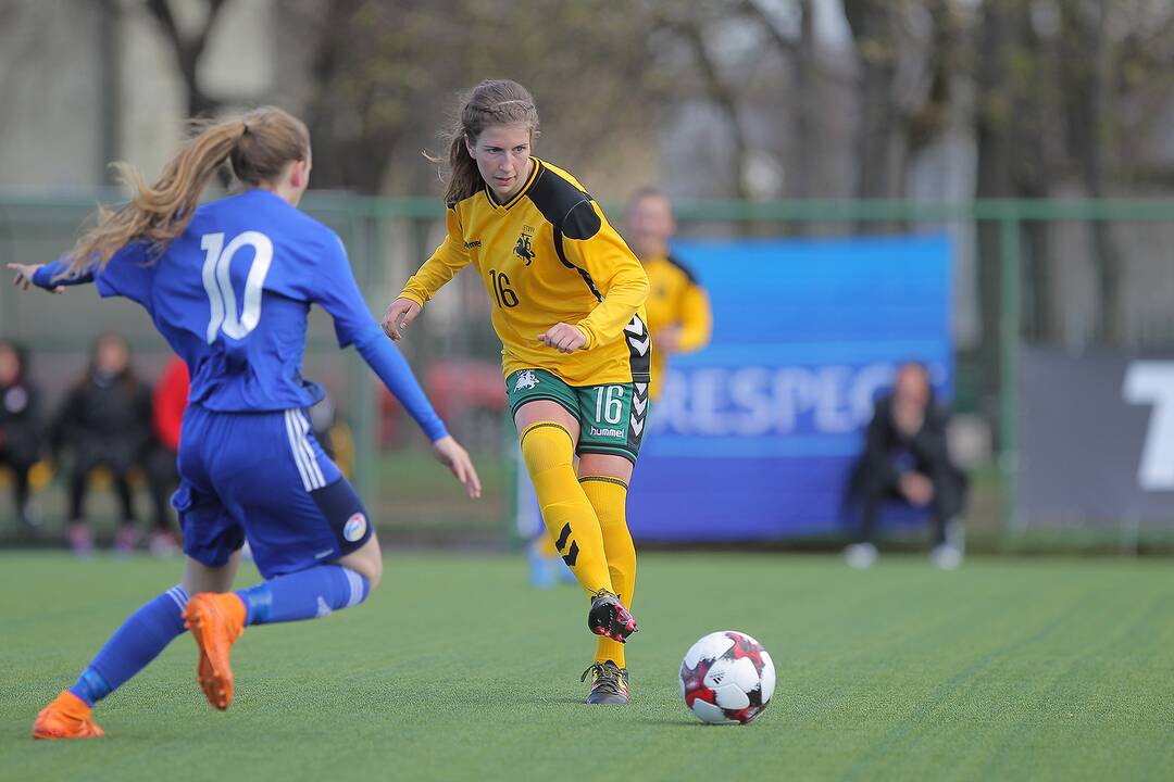 Moterų futbolas: Lietuva – Andora 2:0