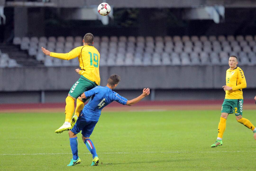Futbolas [U21] Lietuva – Italija 0:0
