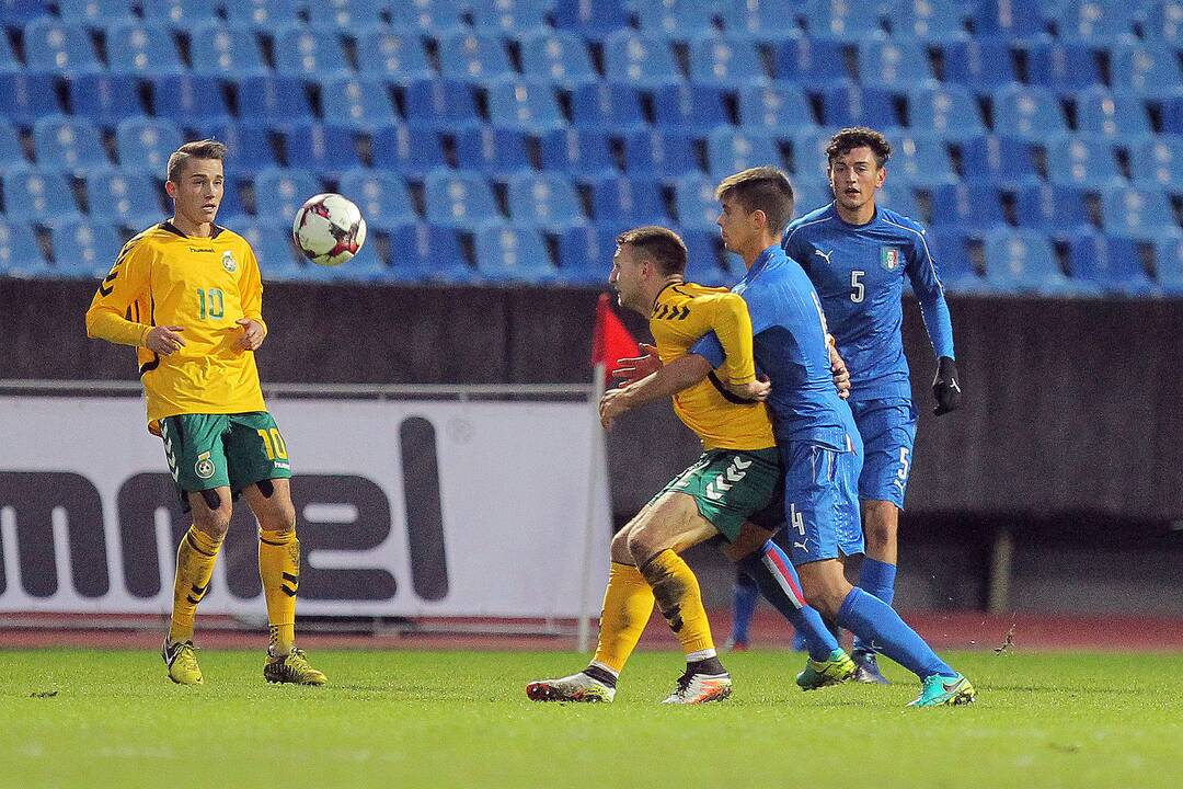 Futbolas [U21] Lietuva – Italija 0:0