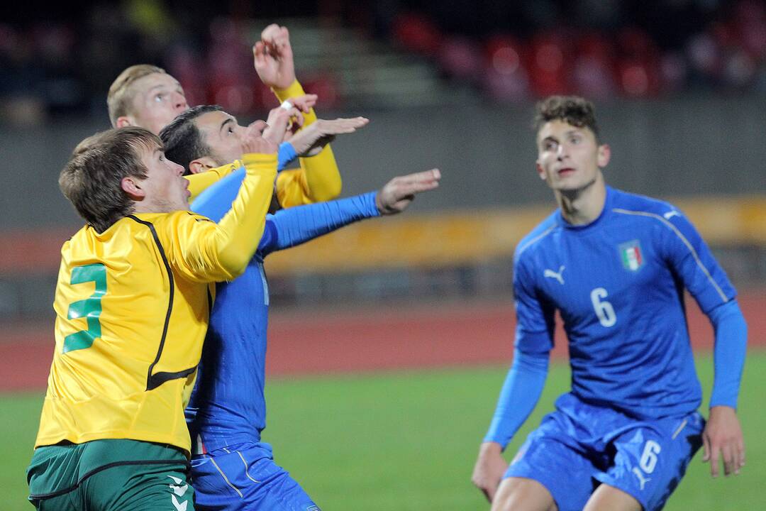 Futbolas [U21] Lietuva – Italija 0:0