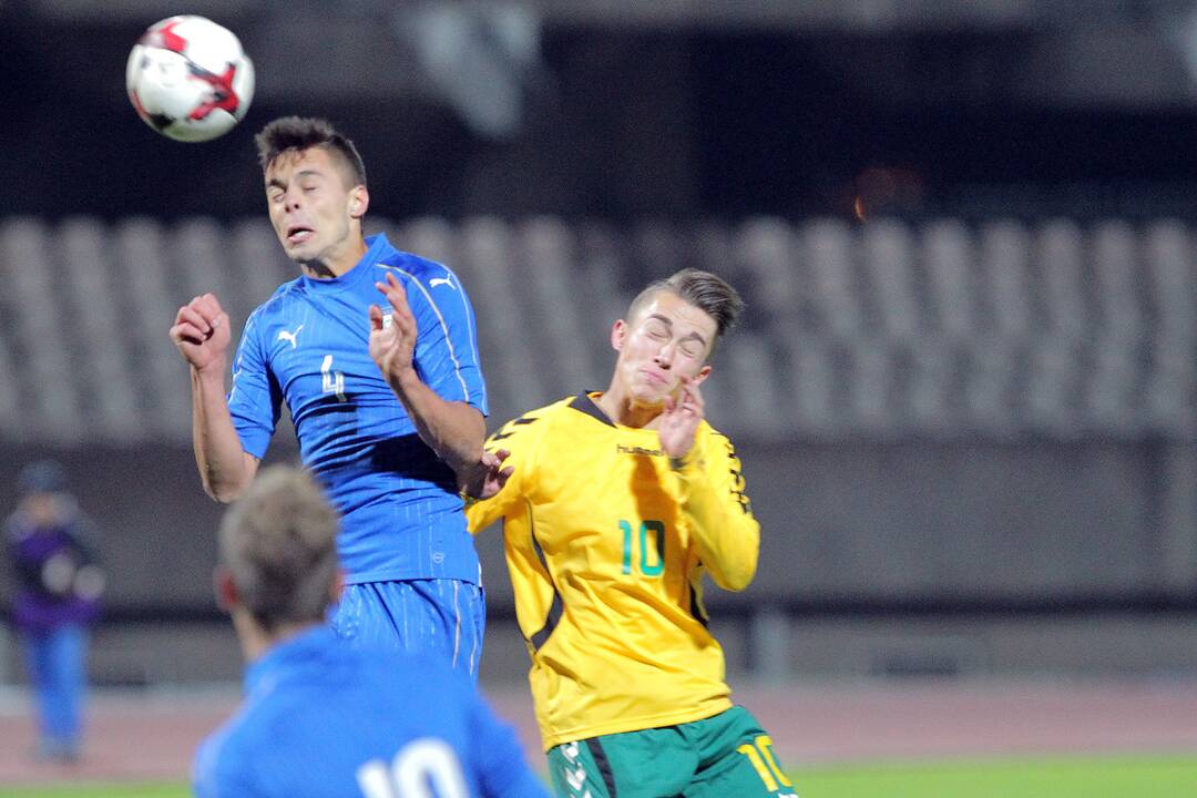 Futbolas [U21] Lietuva – Italija 0:0