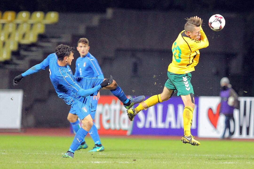 Futbolas [U21] Lietuva – Italija 0:0