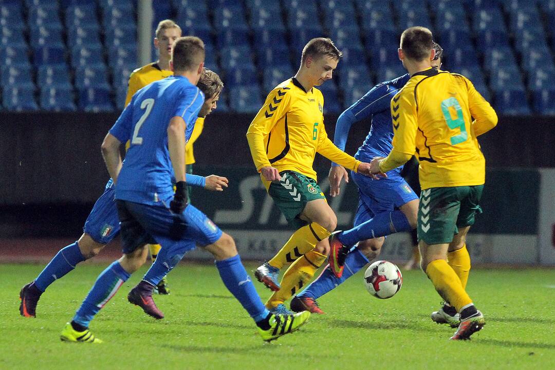Futbolas [U21] Lietuva – Italija 0:0
