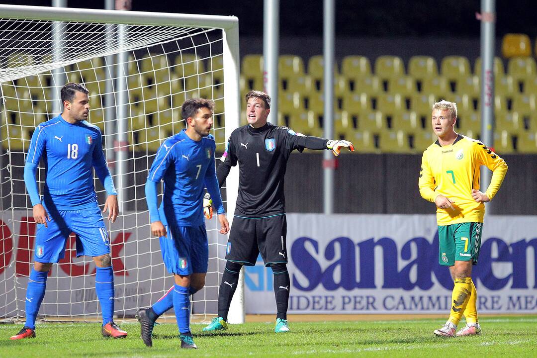 Futbolas [U21] Lietuva – Italija 0:0