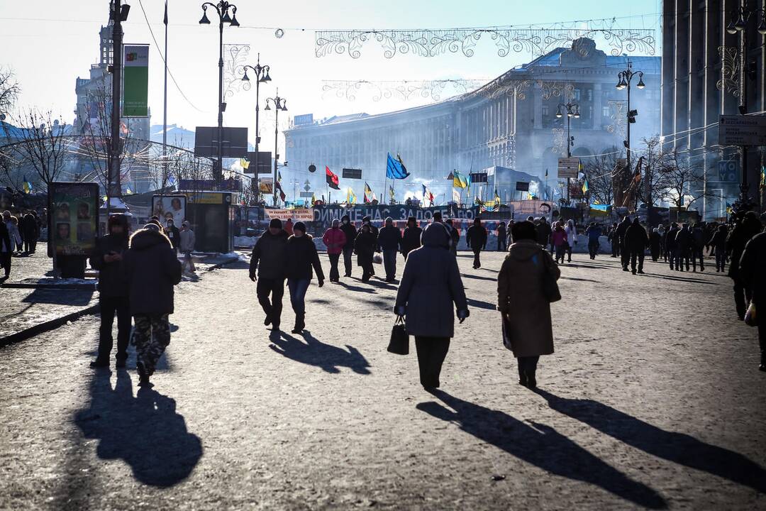 Kruvini įvykiai Kijeve – „Kauno dienos“ korespondento akimis