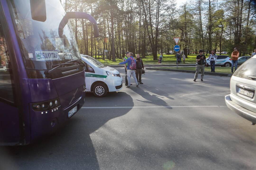 Autoįvykiuose dalyvavo motociklai