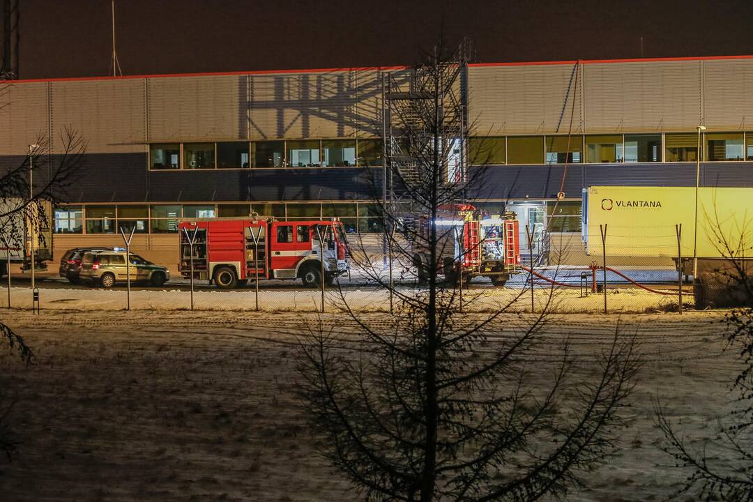 Degė "Philip Morris Lietuva" patalpos