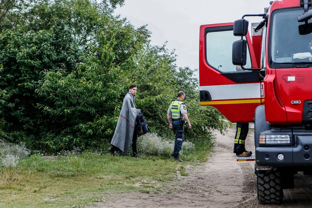 Gelbėtojai nukėlė nuo molo vaikiną