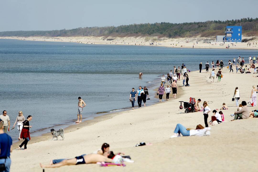 Per Velykas Palanga džiaugėsi poilsiautojų antplūdžiu