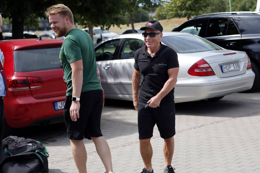 Lietuvos krepšinio rinktinė rinkosi Palangoje