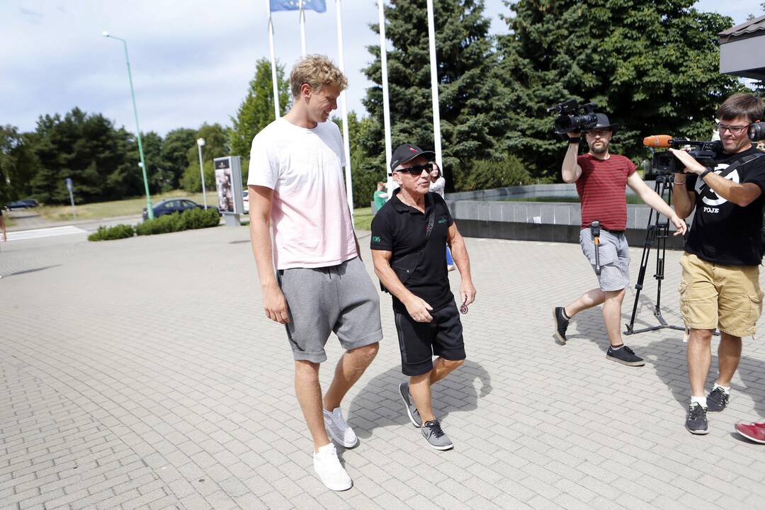 Lietuvos krepšinio rinktinė rinkosi Palangoje