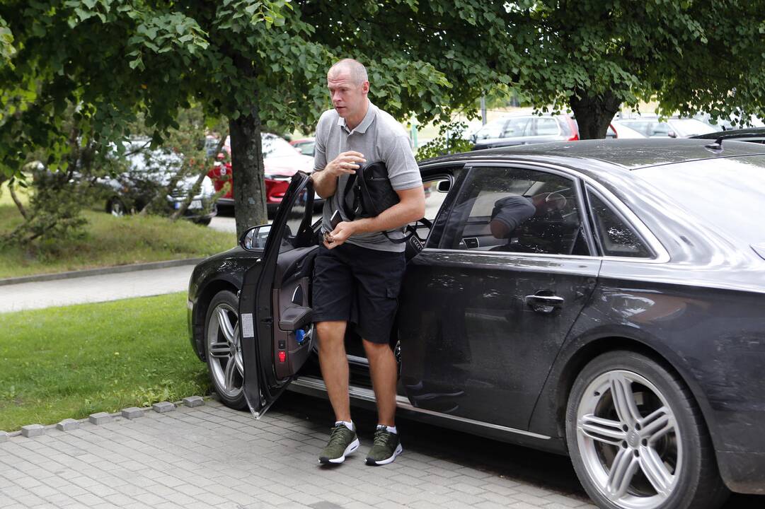 Lietuvos krepšinio rinktinė rinkosi Palangoje