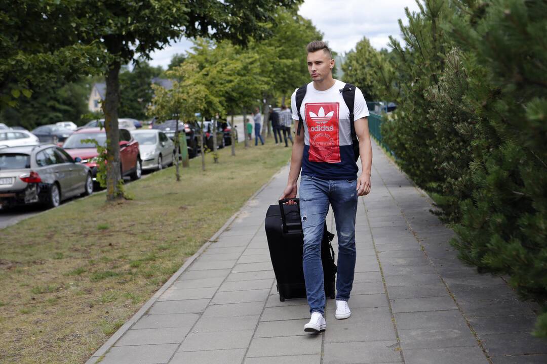 Lietuvos krepšinio rinktinė rinkosi Palangoje