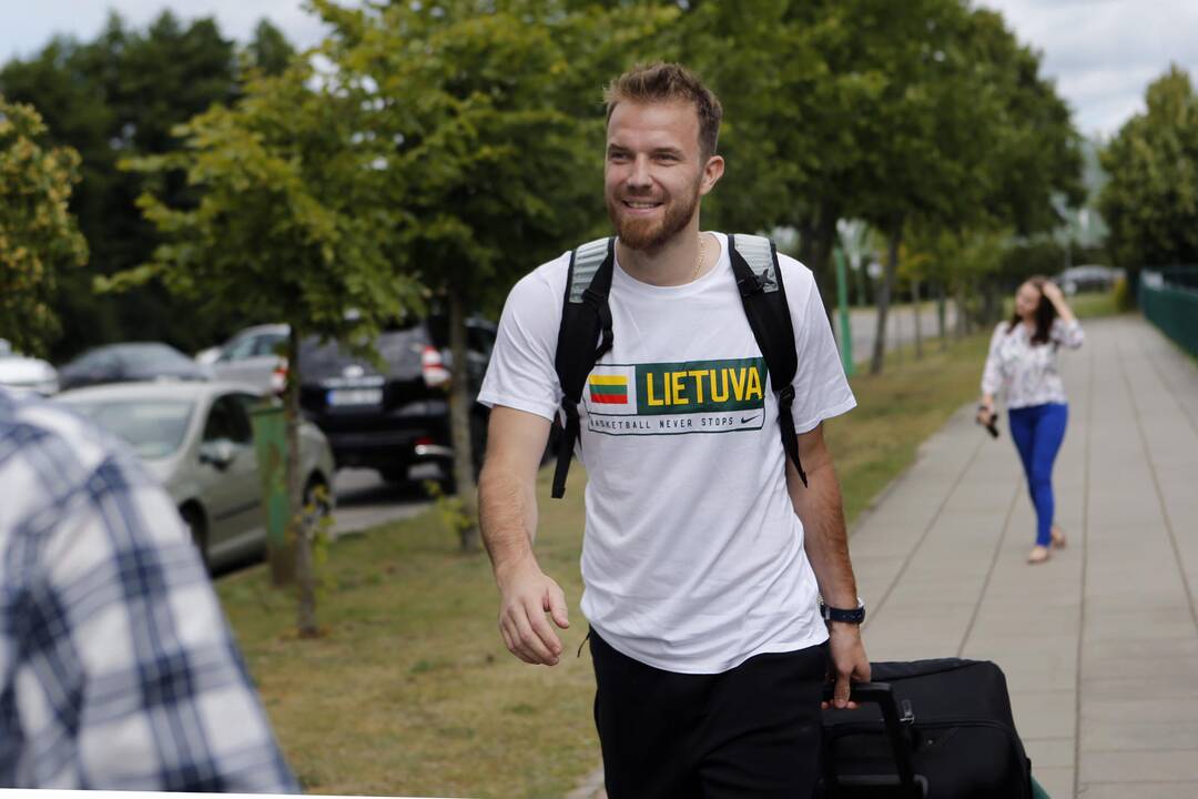 Lietuvos krepšinio rinktinė rinkosi Palangoje