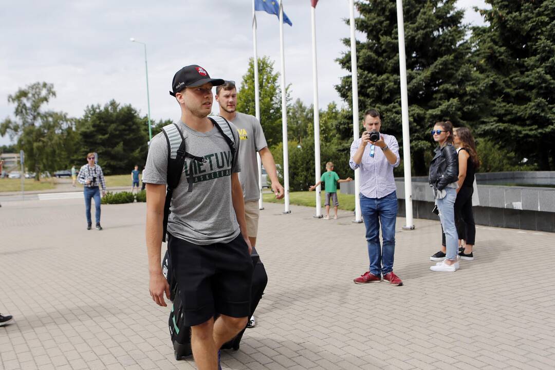 Lietuvos krepšinio rinktinė rinkosi Palangoje