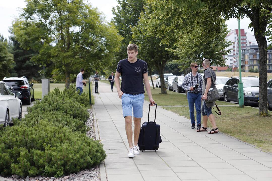 Lietuvos krepšinio rinktinė rinkosi Palangoje