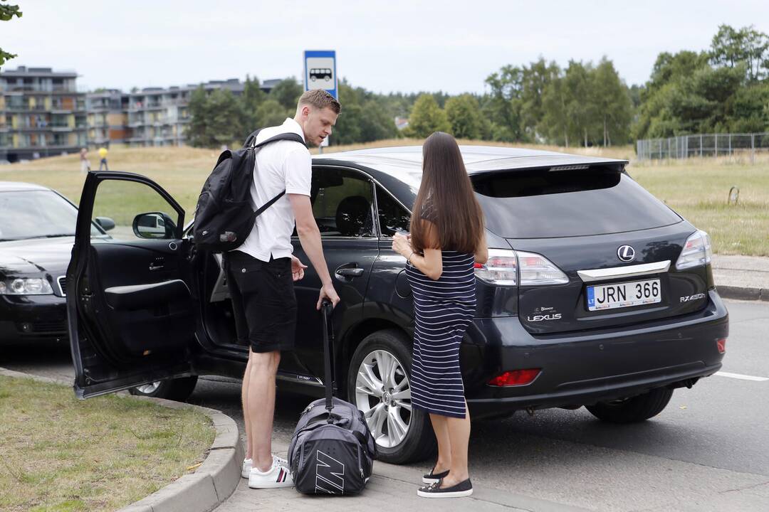 Lietuvos krepšinio rinktinė rinkosi Palangoje