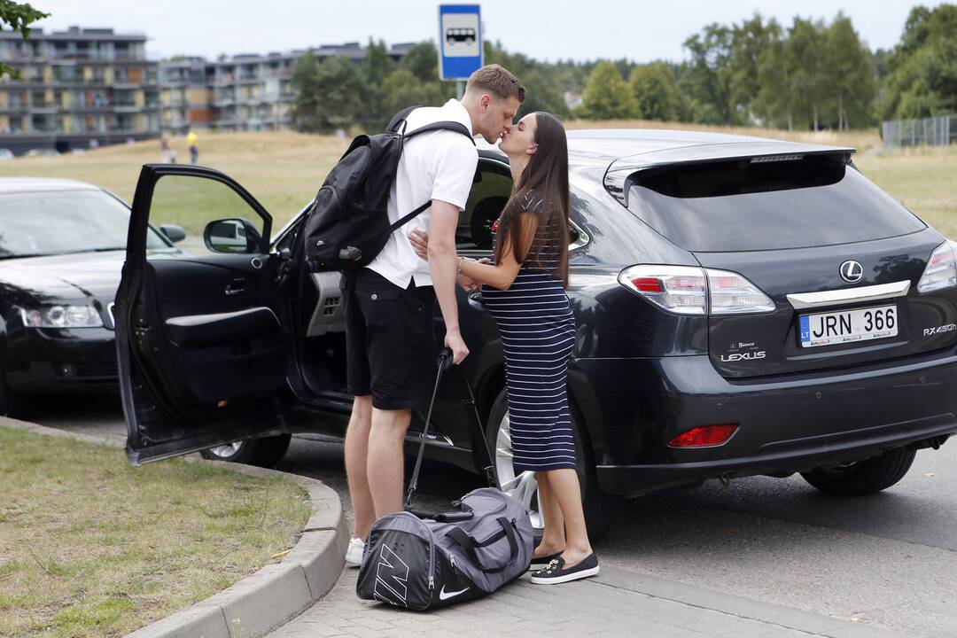 Lietuvos krepšinio rinktinė rinkosi Palangoje