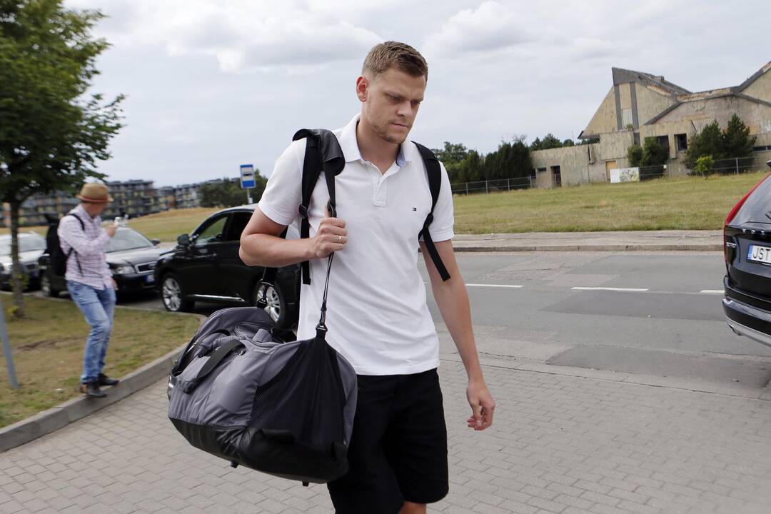Lietuvos krepšinio rinktinė rinkosi Palangoje