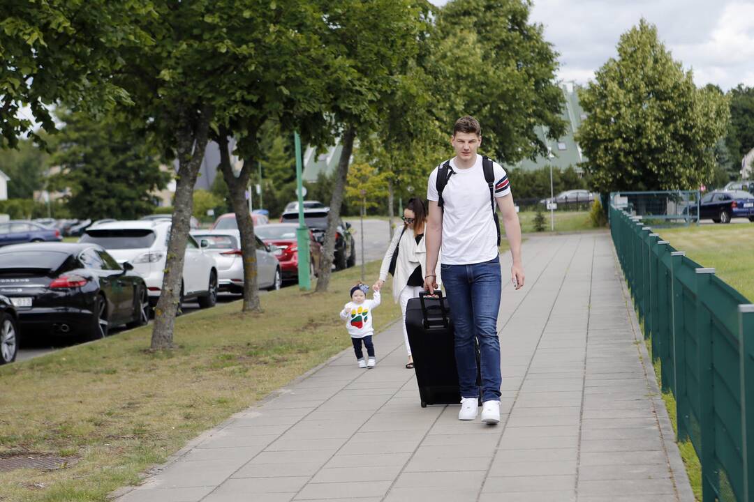 Lietuvos krepšinio rinktinė rinkosi Palangoje