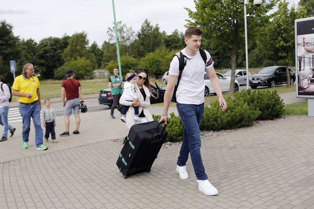 Lietuvos krepšinio rinktinė rinkosi Palangoje