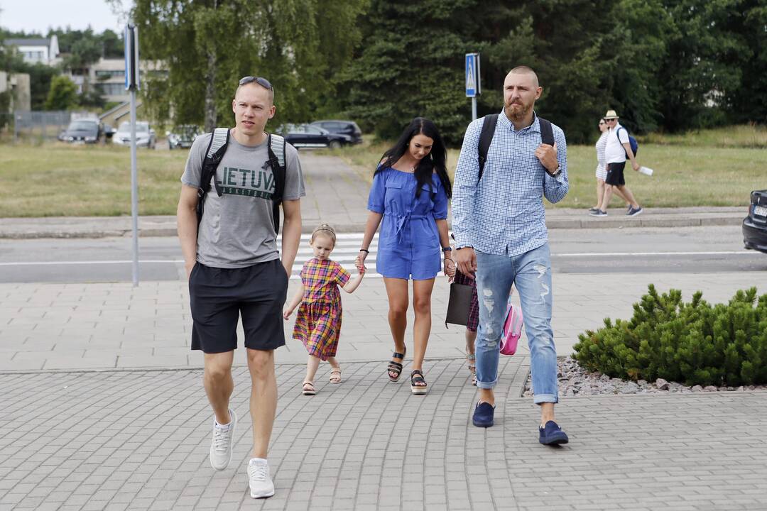 Lietuvos krepšinio rinktinė rinkosi Palangoje