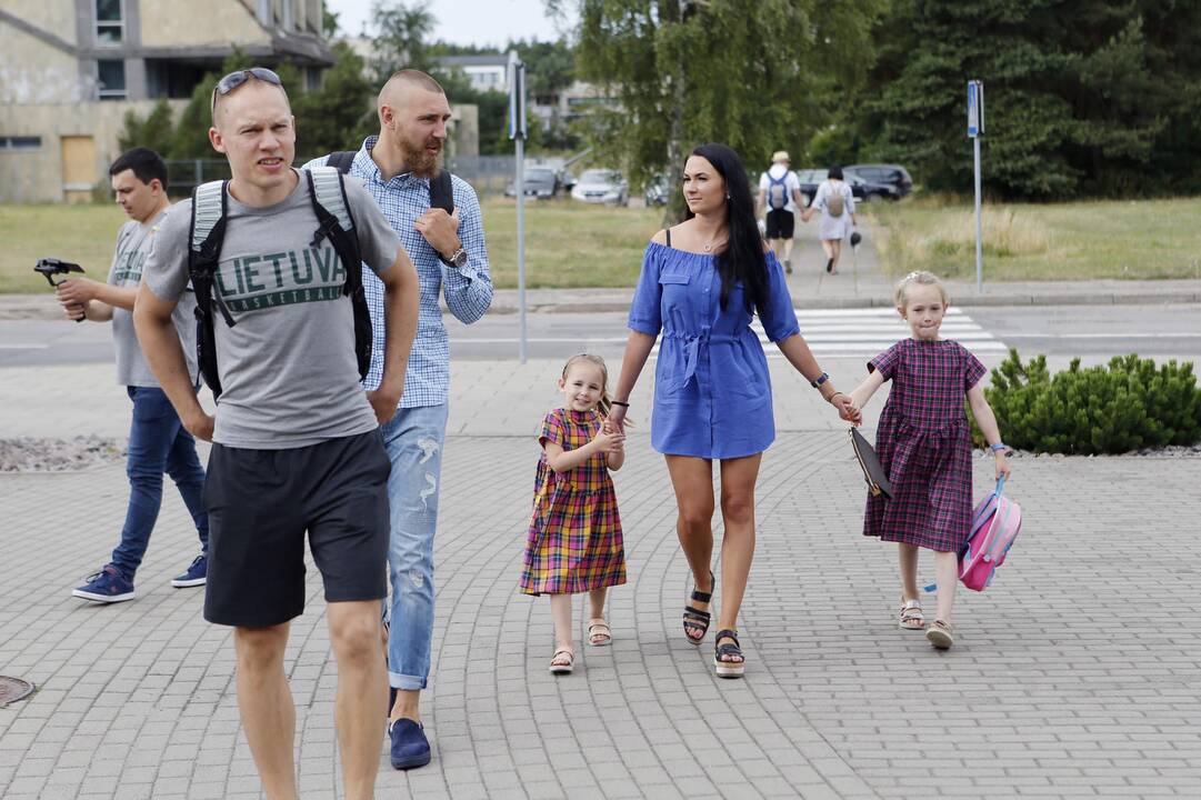 Lietuvos krepšinio rinktinė rinkosi Palangoje