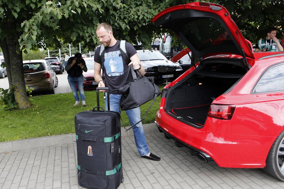 Lietuvos krepšinio rinktinė rinkosi Palangoje