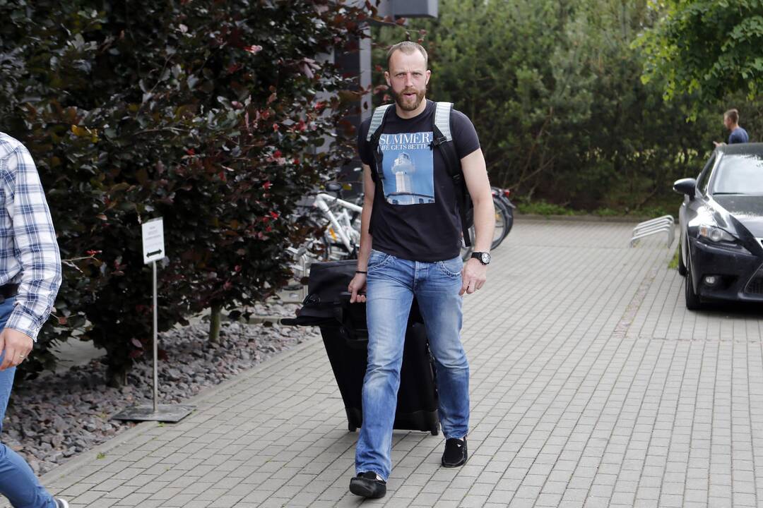 Lietuvos krepšinio rinktinė rinkosi Palangoje