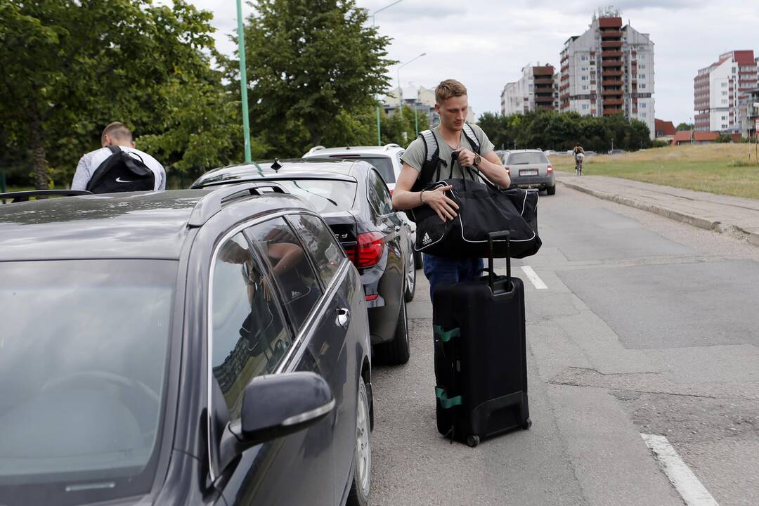 Lietuvos krepšinio rinktinė rinkosi Palangoje