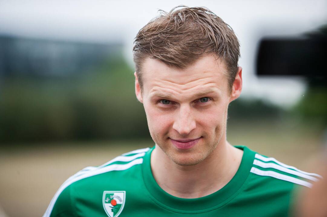 Pirmoji "Žalgirio" treniruotė