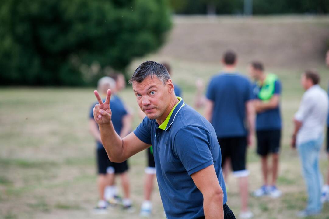 Pirmoji "Žalgirio" treniruotė