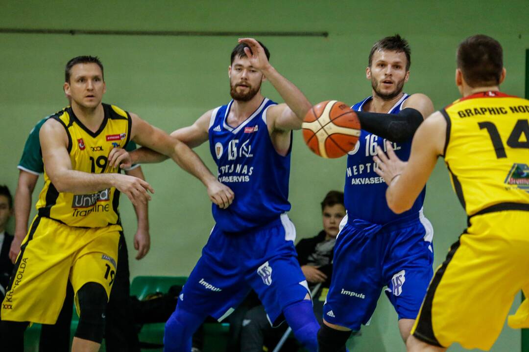 "Neptūnas-Akvaservis" - Tauragės krepšinio klubas 74:72