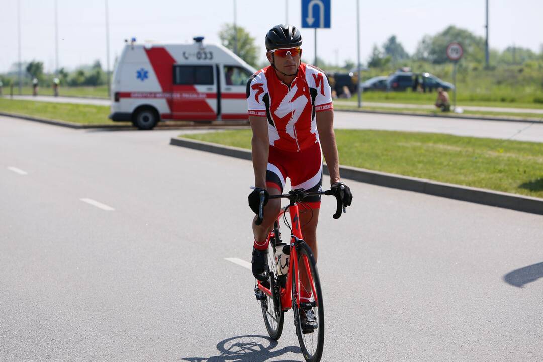 Savaitgalį uostamiestyje varžėsi dviratininkai