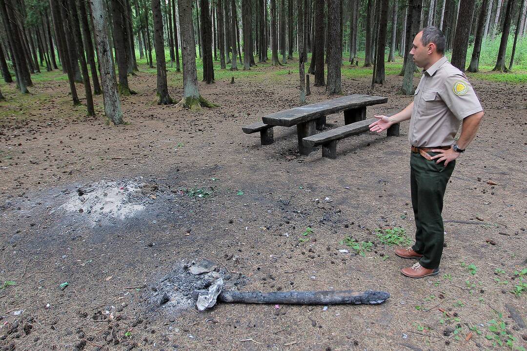 Miškuose – padidėjęs gaisrų pavojus