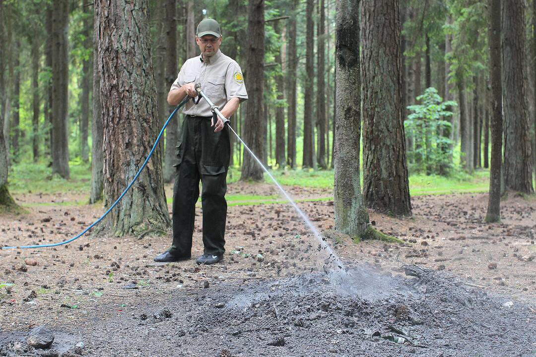 Miškuose – padidėjęs gaisrų pavojus