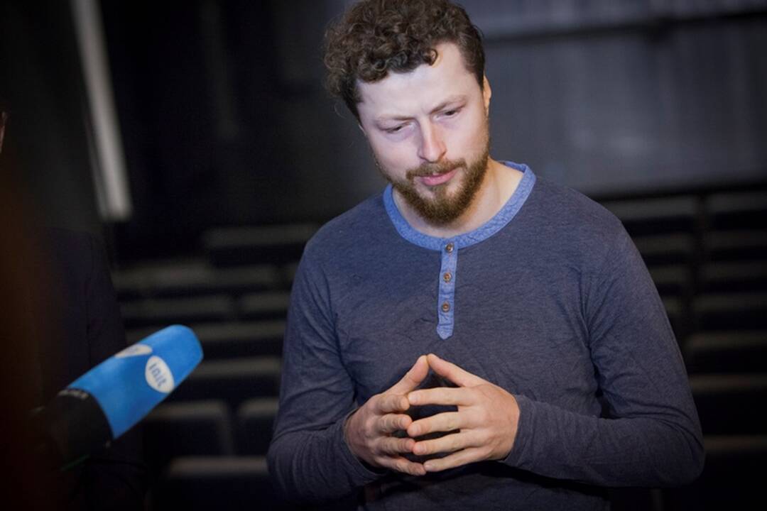 Spektaklio „Miškinis" repeticija