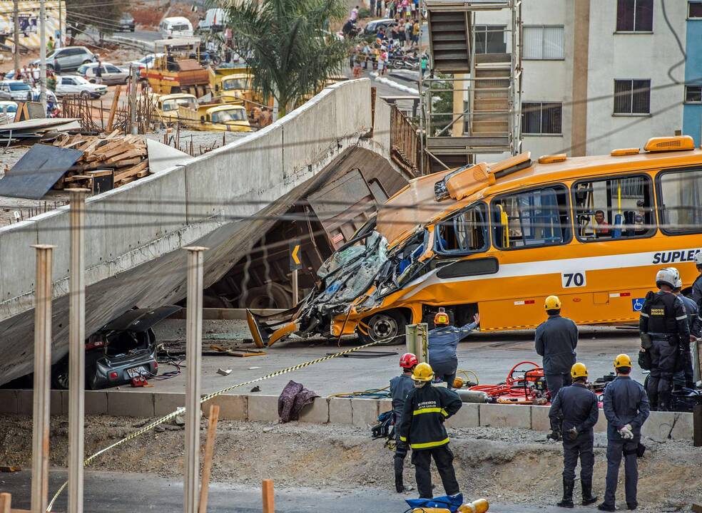 Brazilijoje sugriuvo statomas viadukas