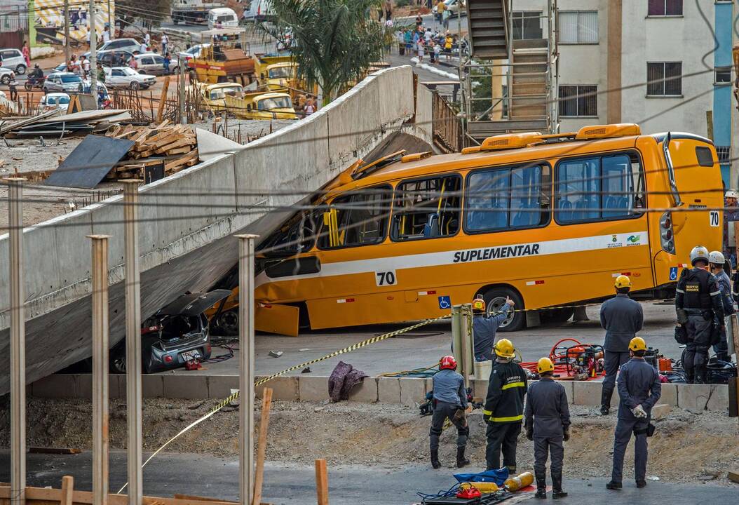 Brazilijoje sugriuvo statomas viadukas