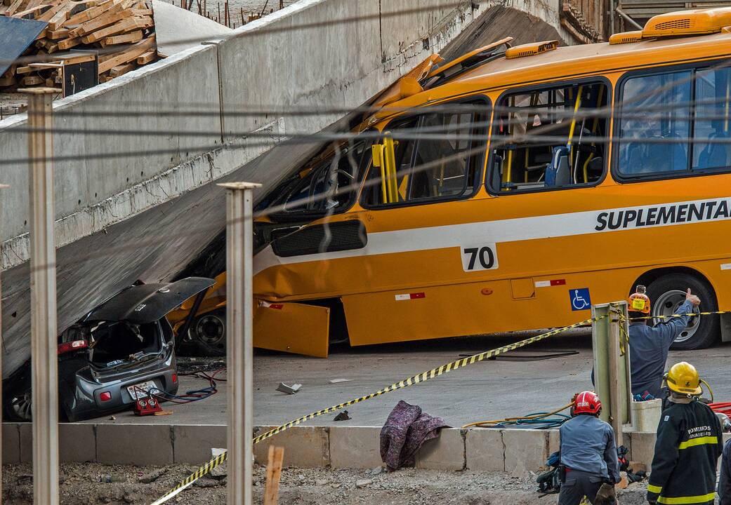 Brazilijoje sugriuvo statomas viadukas